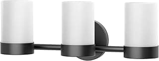 Gatco Arandela tripla glamourosa 1636MX, preto fosco