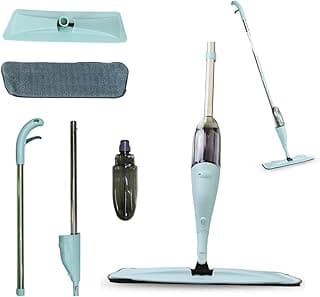 Vassoura mop spray com reservatório e rodo mágico microfibra Casa Prestige