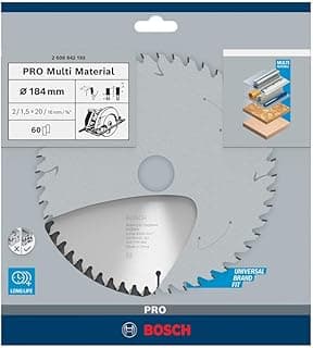 Bosch Disco de serra circular PRO Multi Material 184mm, 60d