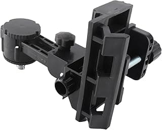 Adaptador de nível de suporte de ajuste fino com base magnética multifuncional preto