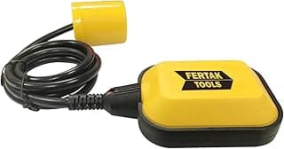Boia Elétrica Automática Regulador Nível Caixa Água Poço 15A Fertak Tools Amarelo