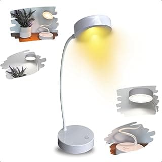 Luminaria de Mesa Led Articulavel com 3 Níveis de Luminosidade Bateria Recarregável Ideal para Estudo Trabalho Abajur De Cabeceira