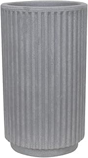 Vaso SP27 Cilindro 20 x 35 cm Antique Cimento