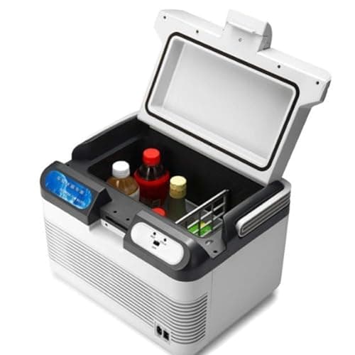 Mini Geladeira Portátil 12 Litros Frigobar para Carro Camping 12 Volts Viagens Refrigerador e Aquecedor 2 em 1