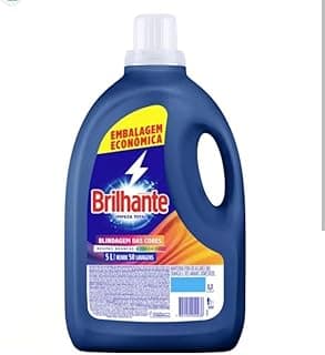 Detergente líquido Brilhante 5L blindagem das cores embalagem econômica