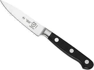 Mercer Culinary Faca de descascar forjada Renaissance, 8,8 cm, preta