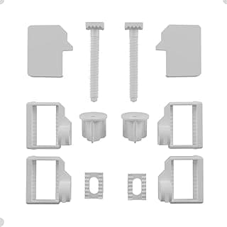 Kit de montagem para cadeira de escritório com parafusos e suportes