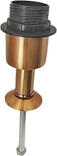 Suporte de mesa para luminária em metal modificado, estilo C, bronze e cinza, fácil de instalar