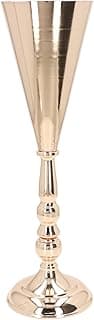 Vaso decorativo dourado estilo europeu vintage para decoração de casamento