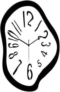 Generic Relógio pendurado de parede Relógio decorativo Irregular Silencioso grande algaris