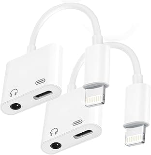 Adaptador Apple Lightning para Áudio com Chip DAC Certificado Mfi Branco para Iphone 14/13/12/11/XS/XR