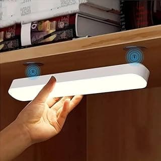 Luminária LED magnética recarregável USB-C com sensor de movimento, ideal para escritório, quarto e guarda-roupa