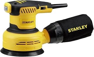 Lixadeira roto orbital elétrica Stanley SS30, 300W, 110V, amarela e preta