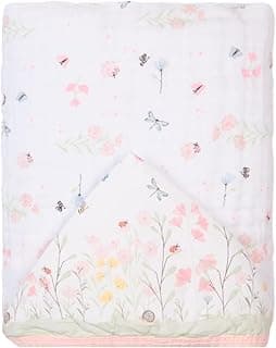 Toalha de banho branca com estampa floral e capuz, 90 cm x 80 cm