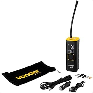 Compressor de Ar Automotivo a Bateria Vonder Plus CAV 128 com Kit de Acessórios