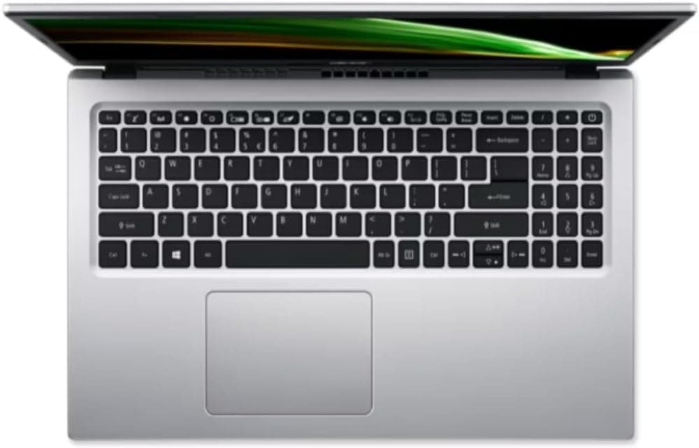 acer Notebook Aspire, tela LCD FHD de 15,6 polegadas (1920 x 1080), Intel i5-1135G7, RAM DDR4 de 12 GB, SSD PCIe de 512 GB, webcam, HDMI, RJ45, Wi-Fi 6, Windows 11 Home, prata, mouse pad TWE