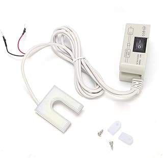 Luz LED para máquina de costura, 30 chips de LED 6000-6500K eficientes, gancho magnético, fio de 1,4 m, 90-265 V, para mesa de trabalho, luminária de mesa