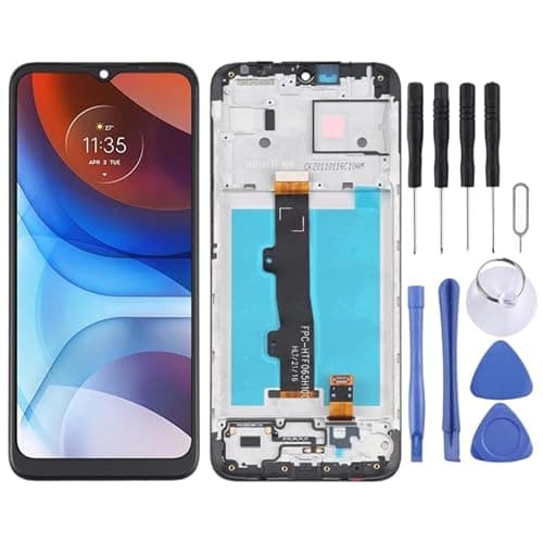 Tela TFT LCD para Motorola Moto E7 Power com ferramentas de reparo