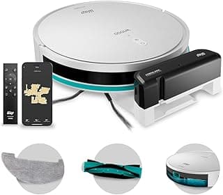 Robô aspirador WAP Robot W1000 com mapeamento GYRO, base de carregamento e controle remoto