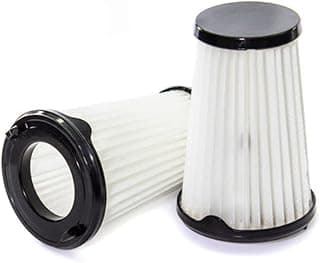 Filtros de aspirador de pó brancos com bordas pretas para aspirador Electrolux ERG26 e ERG27