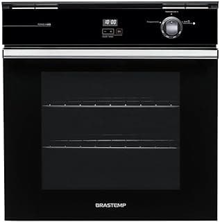 Forno de Embutir a Gás Brastemp 78 Litros Preto com Grill e Timer Touch - BOA84AE 220V