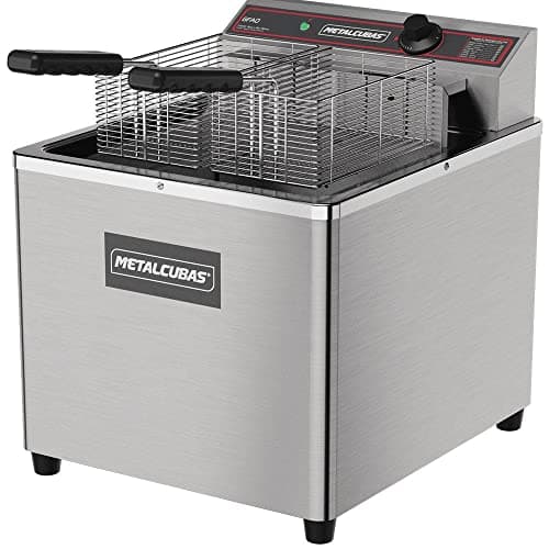 Fritadeira Elétrica Água e Óleo Inox GFAO 18 M Metalcubas Elétrico - 220V