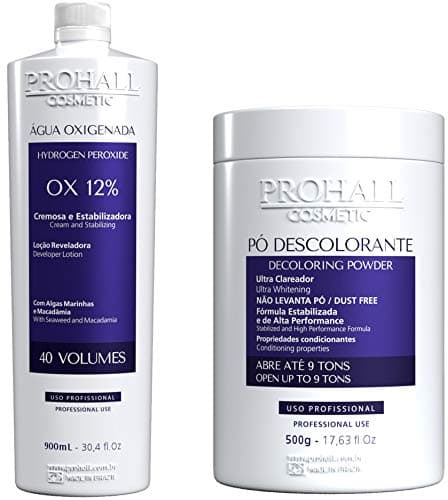 Prohall Pó Descolorante 500G + OX 12% 40Vol. 900Ml
