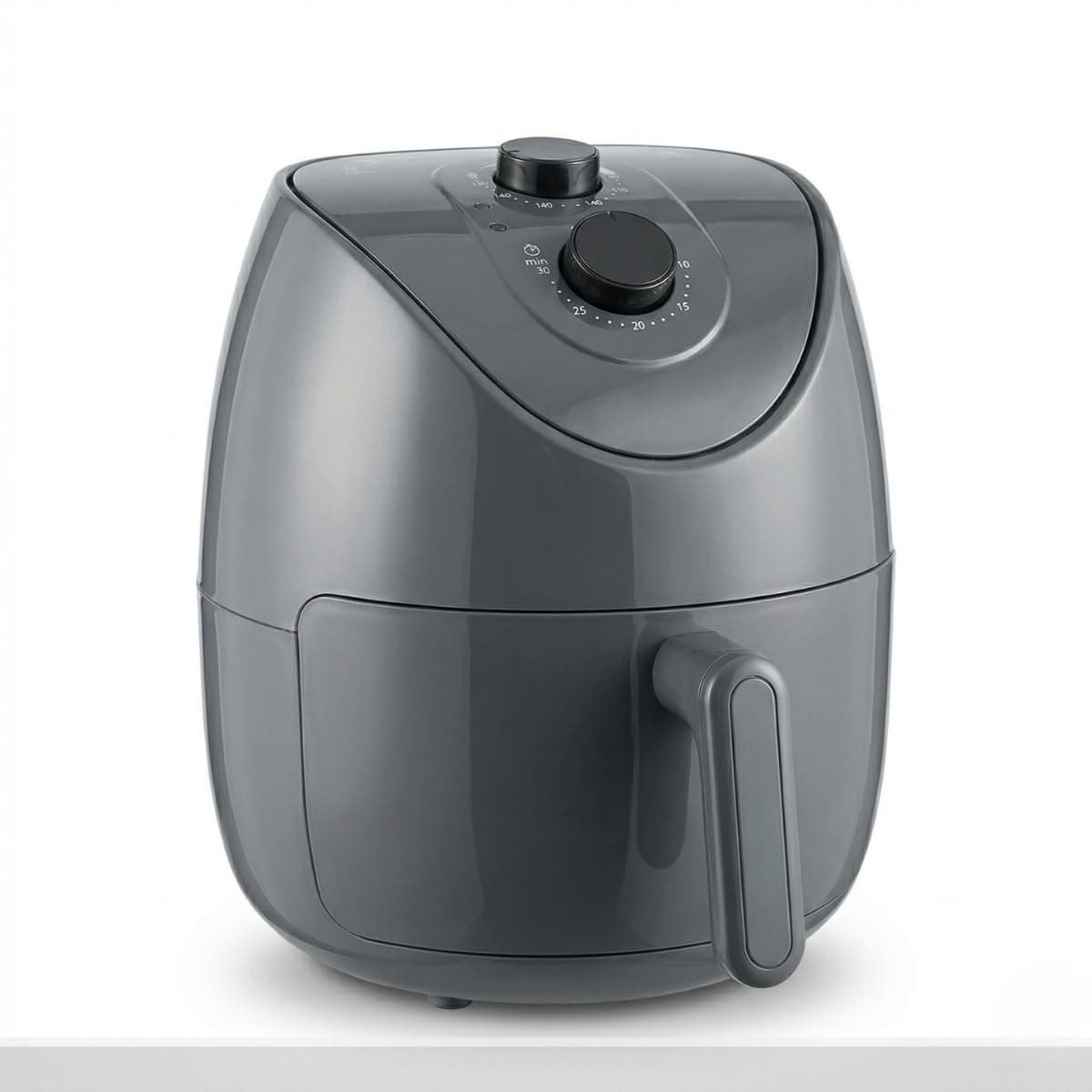 Fritadeira Elétrica Air Fryer Homeland 4 Litros Design Moderno com Controle de Temperatura e Timer Cinza 127V