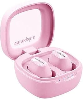 Caixa de carregamento rosa Lenovo Fones de Ouvido Sem Fio XT62 com fones de ouvido Bluetooth 5.0