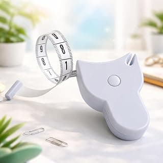 Régua de medição retrátil automática cinza 150cm para medição corporal