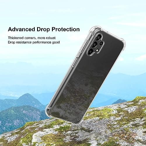 Capa transparente Samsung Galaxy A13 4G, proteção contra quedas, cantos reforçados.