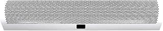 Cortina de ar branca 90cm ACD90I-02 220V Agratto, grelha preta, fundo branco.
