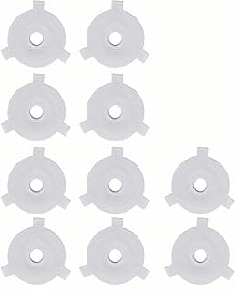 Conjunto de 10 Anéis Adaptadores para Abajur, Peças de Reposição para Iluminação, E27 a 11mm, Tamanho real