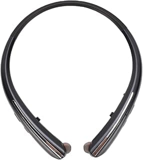 Fone de ouvido Bluetooth Cosiki preto, cancelamento de ruído, 24h de reprodução, ideal para treinos, sem fio.