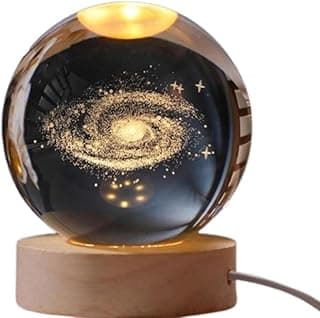 Luminária decorativa LED 3D em forma de globo sistema solar Via Láctea