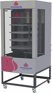 Frangueira e Forno Multiuso a Gás 75 Kg PRP-242 G5 Bivolt Progás Gás GLP com rodas