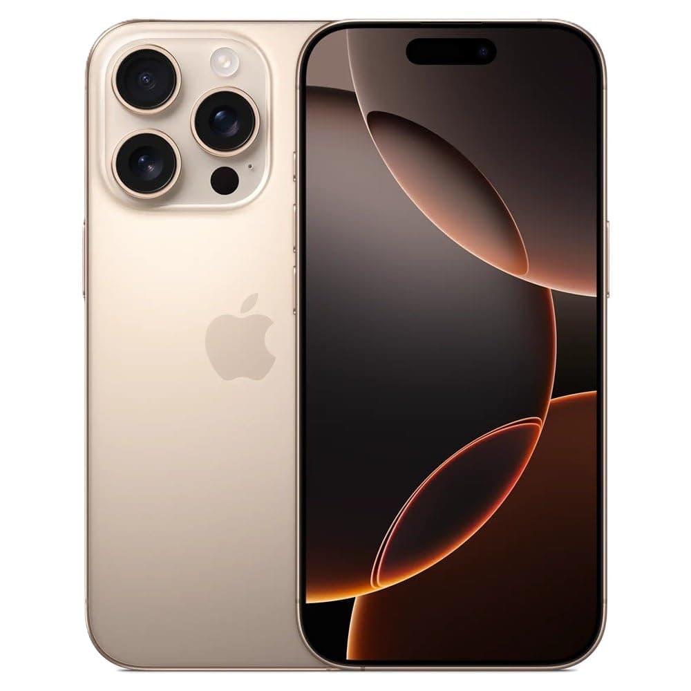 Apple iPhone (Renewed Premium) 16 Pro Max, US Version, 512GB, Desert Titanium - Unlocked
