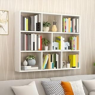 PRATELEIRA CUBO ESTANTE 90X90CM BRANCO MULTIFUNCIONAL ARMARIO ORGANIZADOR MODERNO PARA LIVROS E OBJETOS
