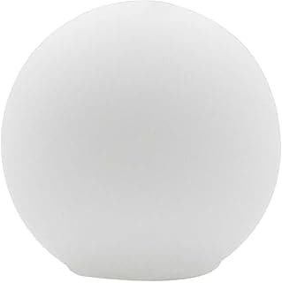 Globo de Vidro 15cm de Diâmetro Leitoso Fosco Esfera Bola Bolinha Sem Colar Para Abajur Pendente Lustre Arandela Jabuticaba