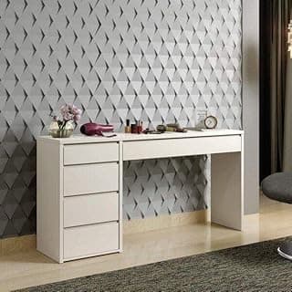 Escrivaninha 5 Gavetas Berlim Mavaular Off White
