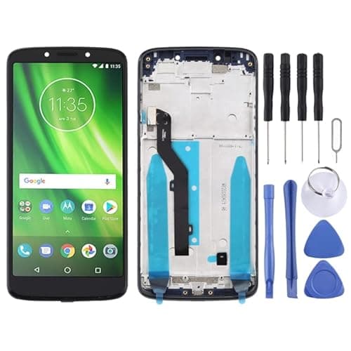 Substituição da tela móvel TFT LCD para Motorola Moto G6 Play com ferramentas de reparo