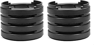 Protetor de piso preto multi-slot para móveis