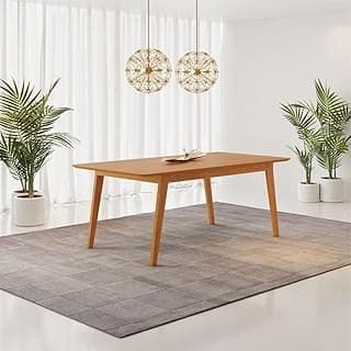 Mesa de Jantar Retangular 6 Lugares Elegance Cinamomo