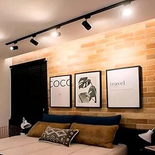 Kit 2 Metros Trilho Eletrificado 6 Spots LED 10w Preto Luz Neutro Luminaria Bivolt