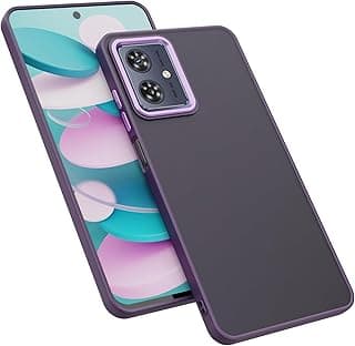Capa Protetora para Celular Space Compatível Motorola Moto G14 Luxo Fosca Slim [ROXO DARK]