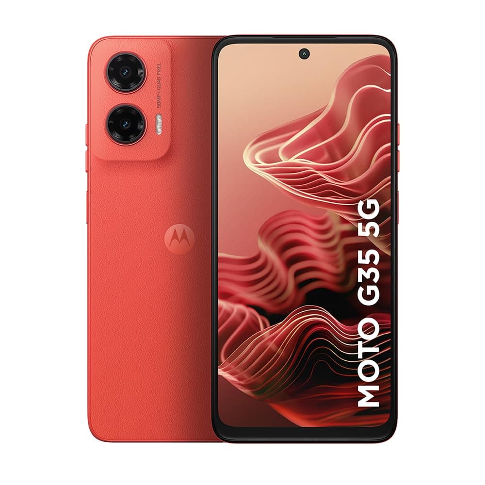 Smartphone Motorola Moto G35 5G 256GB 12GB RAM Câmera 50MP Tela 6.7" Cor Coral