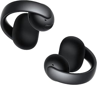 Fones de Ouvido Soundcore Aeroclip Anker Bluetooth Abertos Clip-On com Microfones IA Drivers 12mm Preto