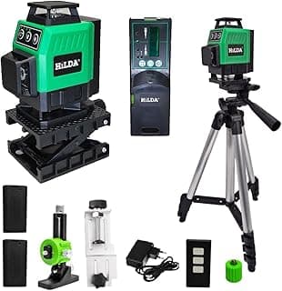 Nível a laser HILDa com 16 linhas, 2 baterias, tripé e acessórios