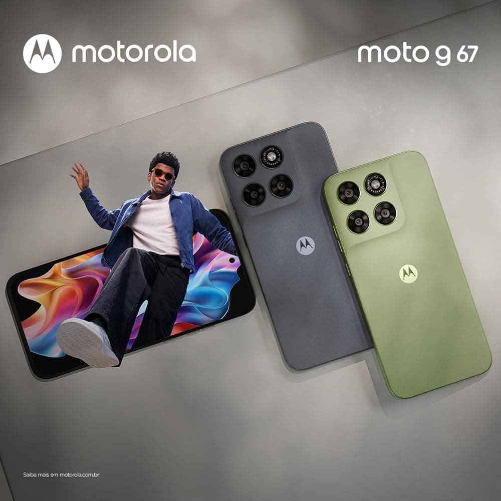 Smartphone Motorola Moto G67 256GB Verde 5G