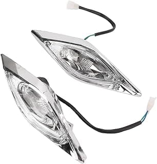 Tbest Farol Dianteiro de LED, Faróis de Reposição para 125 4 Rodas ATV Quad, ótima Visibilidade, à Prova de Choque e à Prova de Intempéries